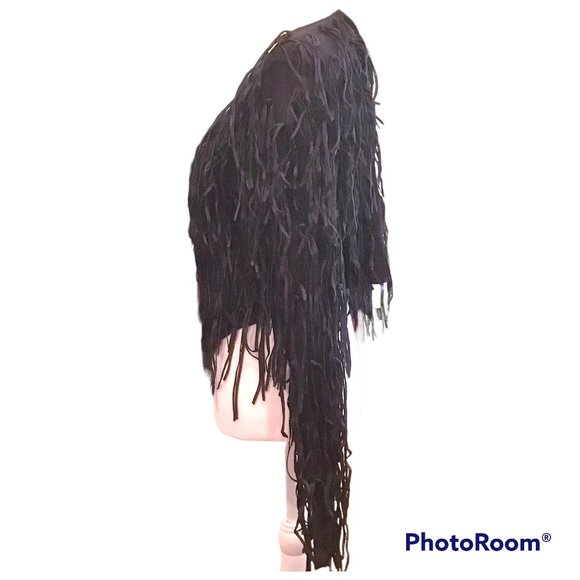 NWT - INC International Concepts Women's Fringe Jacket - Picture 3 of 8